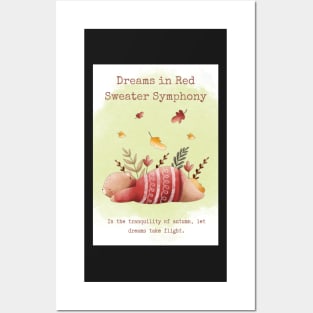 Dreams in Red Sweater Symphony Posters and Art